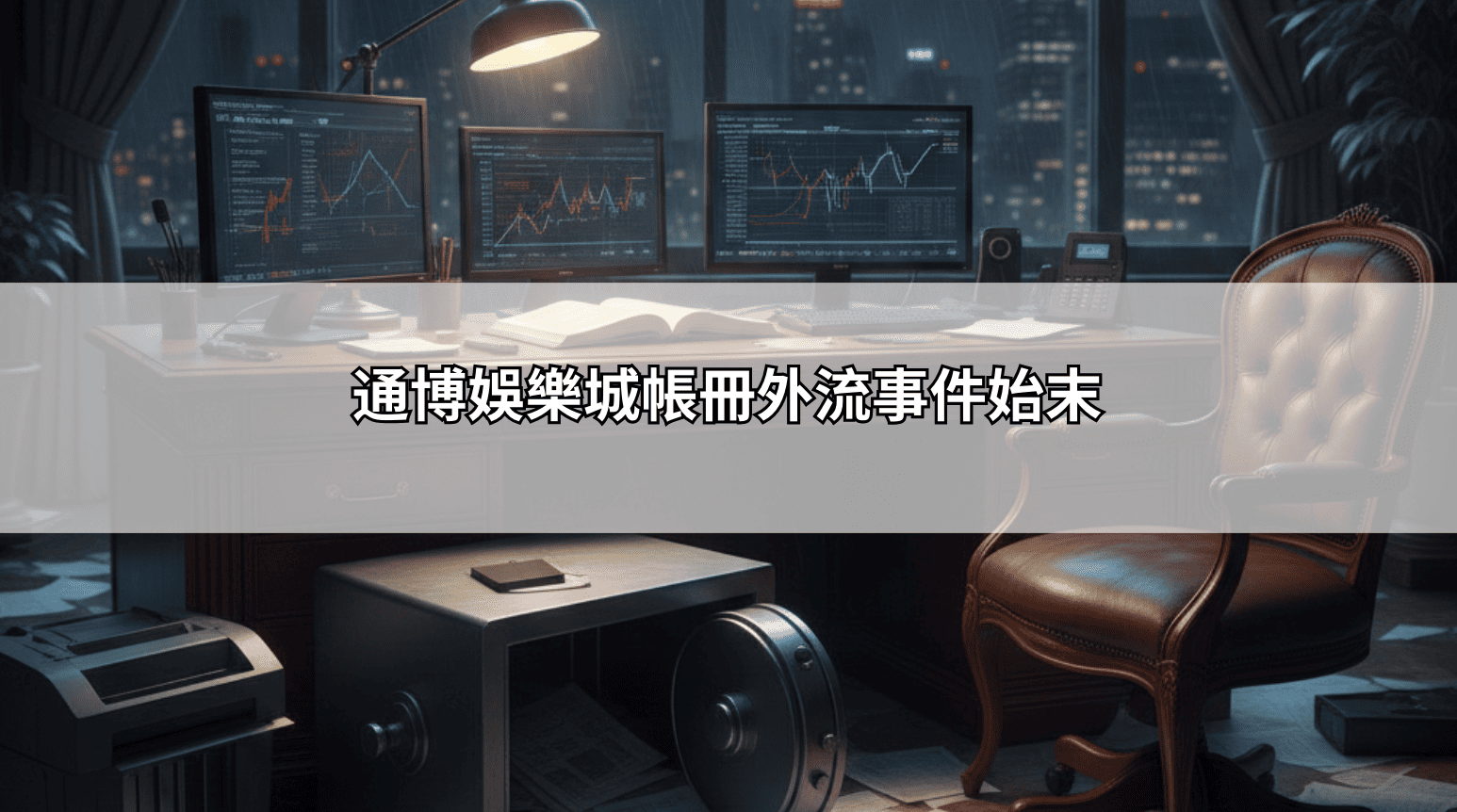 通博娛樂城曝光上億帳冊，但多數細節無法查證，玩家投注安全性令人疑慮